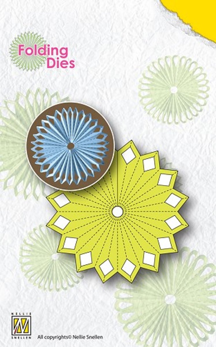 Nellies Folding Dies - Flower-2